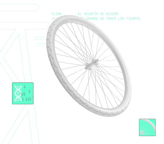 Modelo 3D de una rueda de bicicleta - Clima v1, El desafío de diseño más grande de todos los tiempos